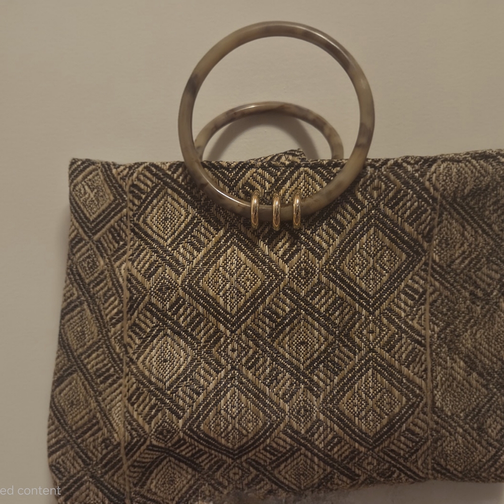 Gianni Bini Black and Cream Crossbody Bag